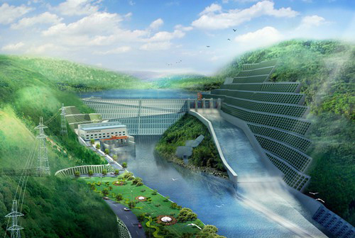城区老挝南塔河1号水电站项目